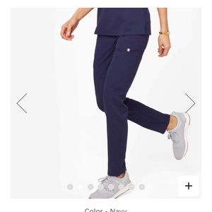 Figs Navy Yola Scrub Bottom